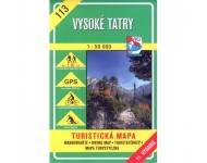 VKU Vysoké Tatry - Magas Tátra turistatérképe
