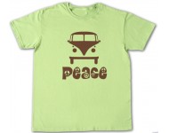 BAP Peace unisex környakas pamutpóló