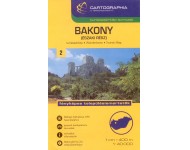 Cartographia Bakony északi rész turistatérképe