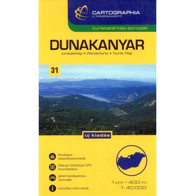Cartographia Dunakanyar turistatérképe