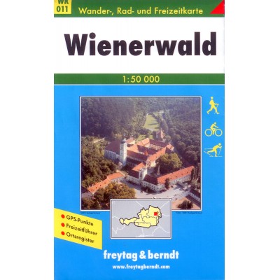 Freytag Wienerwald turistatérképe