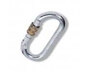 Kong Oval acél csavaros karabiner