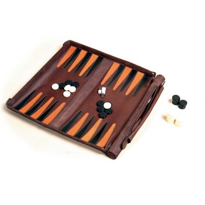 Leathersafe Roll & Play backgammon játék