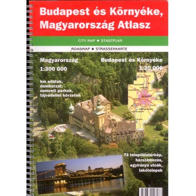 Topograf Budapest és környéke, Magyarország atlasz
