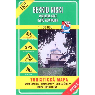 VKU Beskid Niski turistatérképe