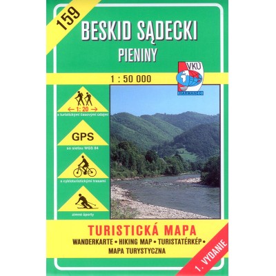 VKU Beskid Sadecki Pieniny turistatérképe