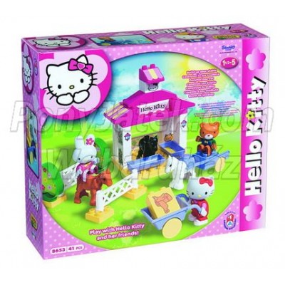 Hello Kitty Farm Építő