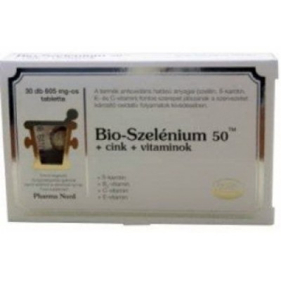 Bio-szelénium+cink tabletta 120 db