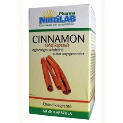 NutriLab Cinnamon kapszula (60db-os)