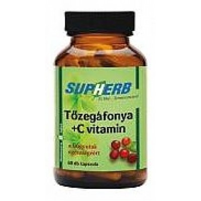 Supherb Tőzegáfonya+C-vitamin (60db-os)