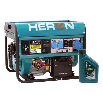 Heron 8896121 EGM-65 AVR-1E benzinmotoros áramfejlesztő önindítóval