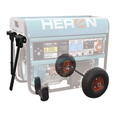 Heron 8898103 gumikerék és vonórúd áramfejlesztőhöz