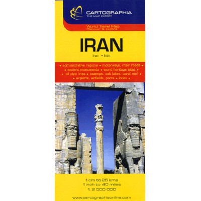 Iran 1 : 2 500 000 - Országtérkép