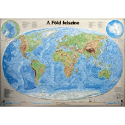 A Föld felszíne 1 : 35 000 000 - Falitérkép