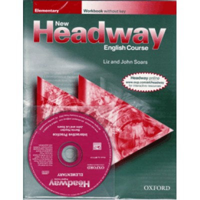 Liz Soars, John Soars: New Headway Elementary (with CD) - Workbook without key
