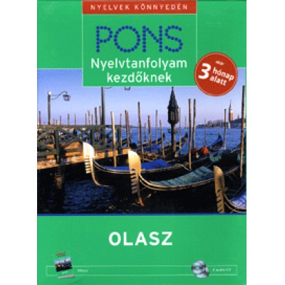 Beatrice Rovere-Fenati: PONS Nyelvtanfolyam kezdőknek: Olasz - 1 könyv + 4 Audio-CD