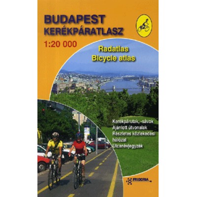 Budapest kerékpáratlasz 1 : 20 000