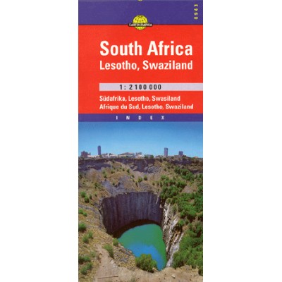 Dél-Afrika / South Africa 1:2 100 000 - Országtérkép Lesotho, Szváziföld / Lesotho, Swaziland