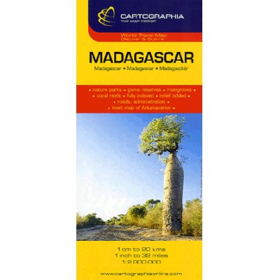 Madagascar 1 : 2 000 000 - Országtérkép