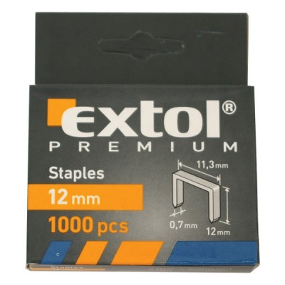 Extol Premium 8852504 12mm-es tűzőgépkapocs 1000db-os