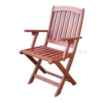 Karfás kerti szék, fából