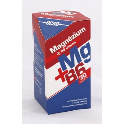 OCSO Magnézium + B6-vitamin kapszula (30db-os)