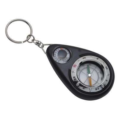 Baladéo Compass and Thermometer Drop hőmérős iránytű kulcstartó