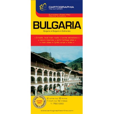 Cartographia Bulgária térkép