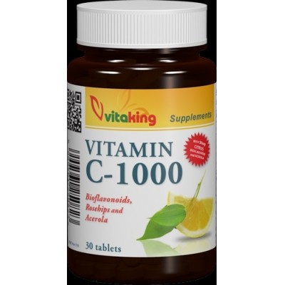 Vitaking C-vitamin 1000mg Bio. (30)
