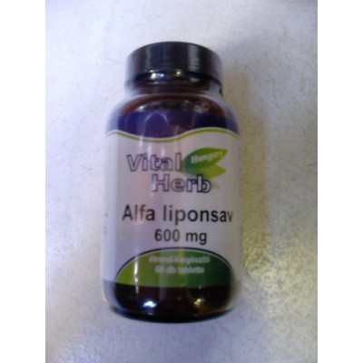Vital Herb Alfa liponsav 600mg kapszula (60db-os)