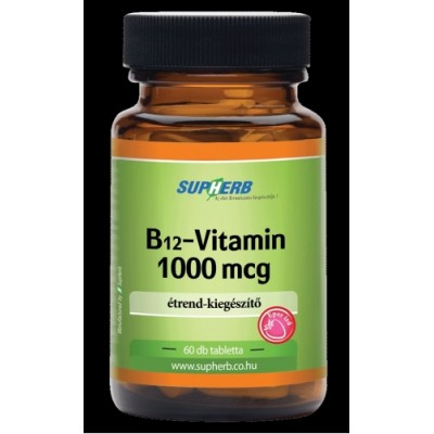Supherb B12-vitamin 1000 mcg (60db-os)