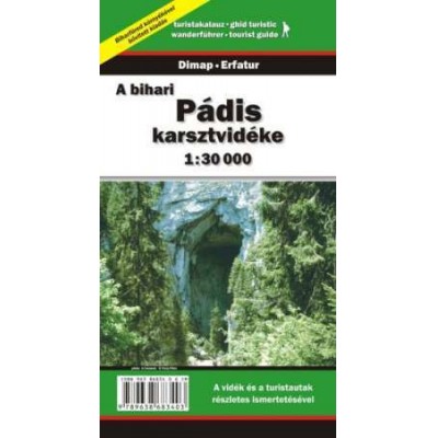 Bihari Pádis Karszt térkép