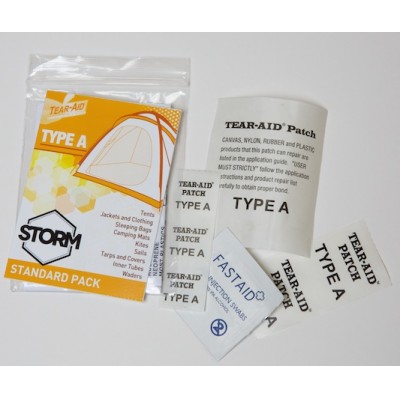 Storm Tear-Aid Standard Pack javító foltkészlet vízálló elasztikus anyagokhoz