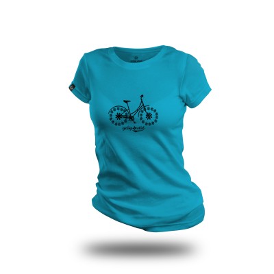 Cycling People Cycling Chick női pamut póló