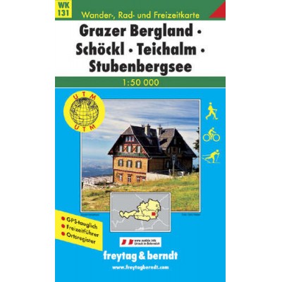 Freytag Grazer Bergland-Schöckl-T.-Stubenbergsee turistatérképe