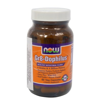 Gr8-Dophilus probiotikum 60 db NOW