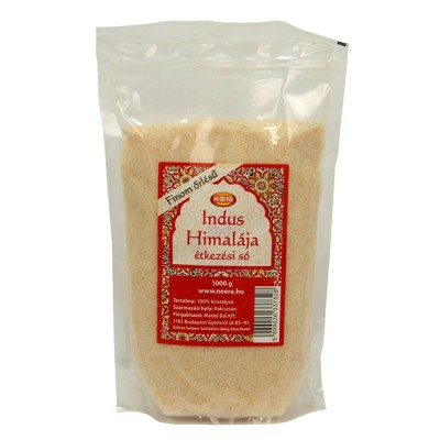 Indus Himalája étkezési só (finom őrlésű) 1000g