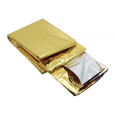 Emergency blanket 2 sides (gold / silver)