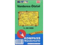 Kompass Vorderes Ötztal turistatérkép