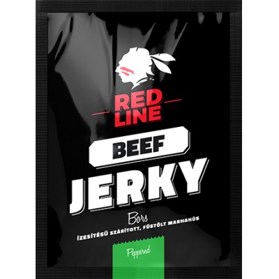 Red Line Beef Jerky peppered szárított, füstölt marhahús