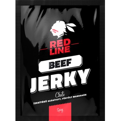 Red Line Beef Jerky spicy szárított, füstölt marhahús