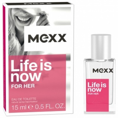 Mexx  Life is Now for her EDT 15ml